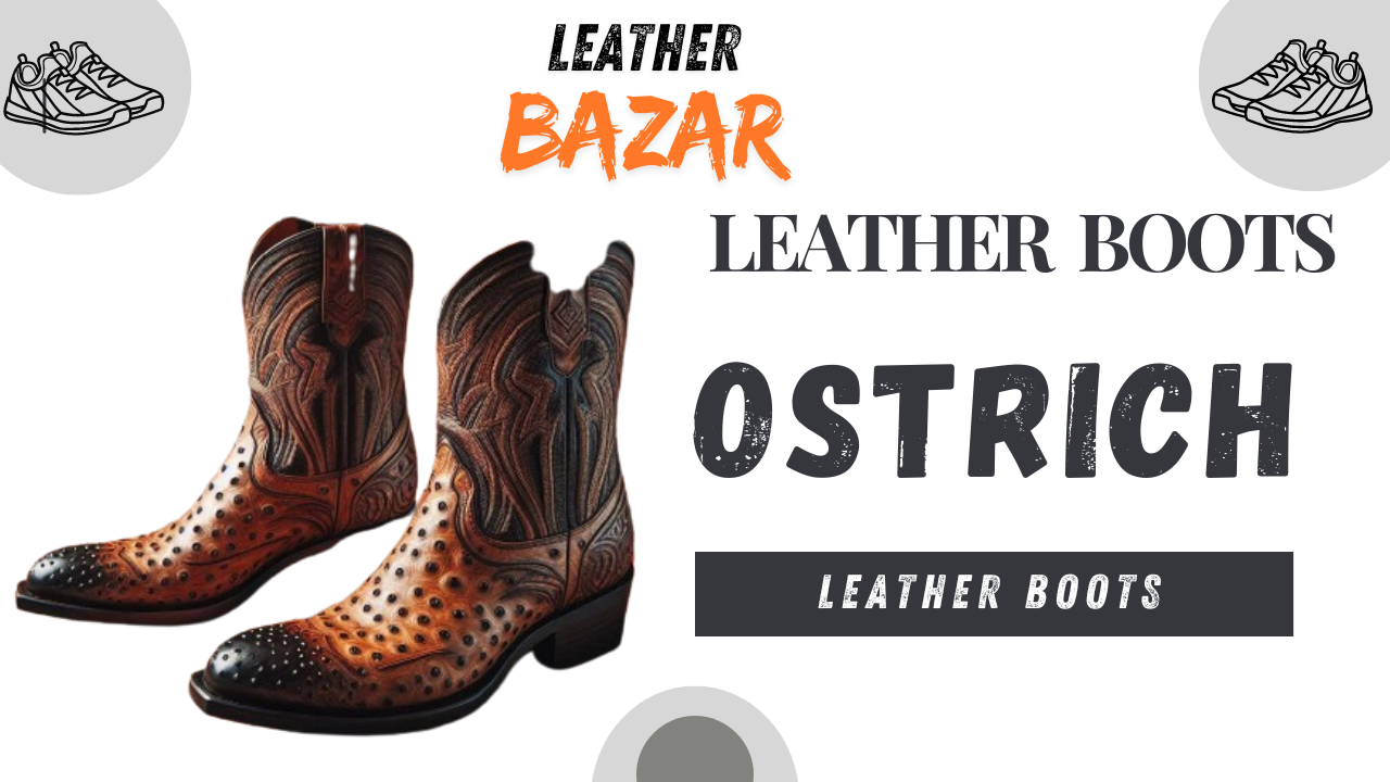 ostrich leather boots