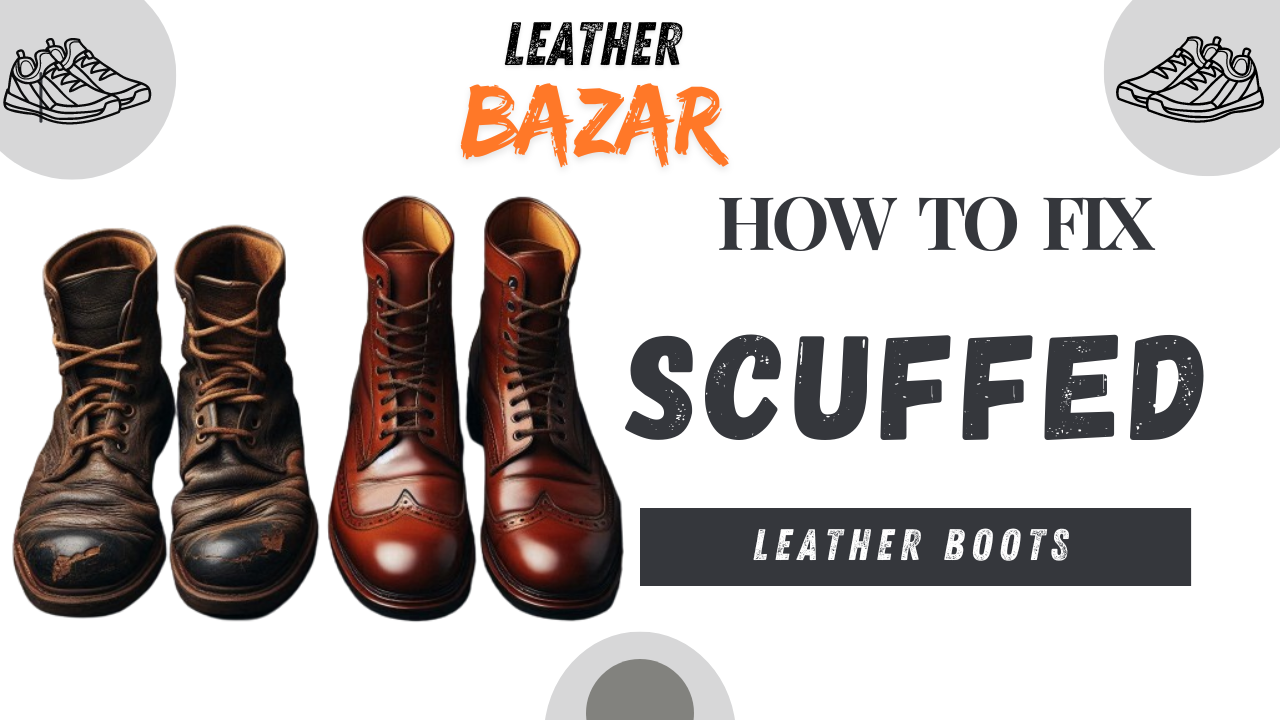 How to fix scuffed leather boots